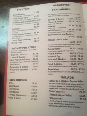 Menu photo 1 Sam Wellers Bath, BAS Menu photo 1 Sam Wellers Bath, BAS