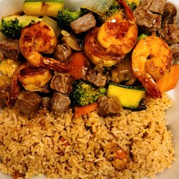 Shrimp & steak hibachi