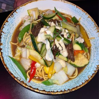The Red Cat Kitchen - Garlic noodles - New American Near Me - Oak Bluffs, Massachusetts