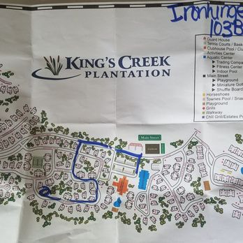 King's Creek - The map of King's Creek Plantation - Resorts Near Me - Williamsburg, Virginia King's Creek - The map of King's Creek Plantation - Resorts Near Me - Williamsburg, Virginia
