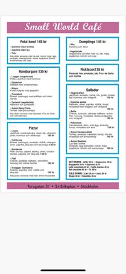 Menu photo 2 Small World Cafe Stockholm, AB