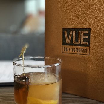 VUE Bar + Restaurant - a glass of whiskey - Bars Near Me - Long Beach, California