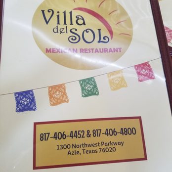 Villa Del Sol - Tex-Mex Near Me - Azle, Texas Villa Del Sol - Tex-Mex Near Me - Azle, Texas