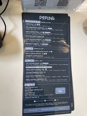 Menu photo 1 Pepino Eatery & Bakeshop La Jolla, CA