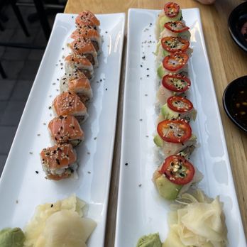 Taisho - Salmon Truffle Roll Spicy Albacore Roll - Sushi Bars Near Me - Sherman Oaks, California