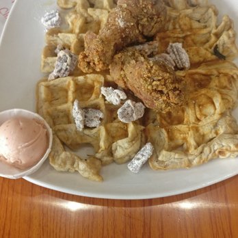 Dame's Chicken & Waffles - Red Crested Rosecomb - Southern Near Me - Durham, North Carolina Dame's Chicken & Waffles - Red Crested Rosecomb - Southern Near Me - Durham, North Carolina