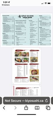 Menu photo 5 Kiyo Sushi Richmond, BC Menu photo 5 Kiyo Sushi Richmond, BC