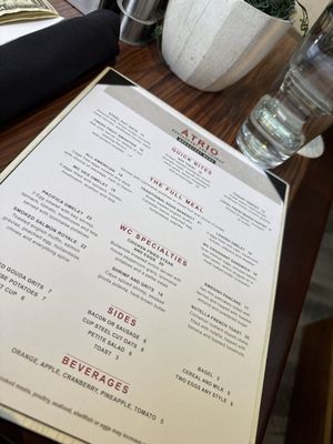 Menu photo 1 Atrio Walnut Creek, CA