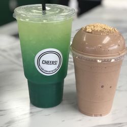 Fairlawn Nutrition - Wonderful Blue Razz Lemonade Specialty drink. Buckeye shake!
