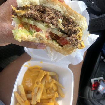 Mel's Drive-in - Double Cheese Burger +Cheese Fries - Diners Near Me - Indianapolis, Indiana