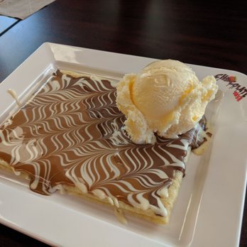 Chocolate Bash - Our chocolate bash chocolate and cookie butter crepe - Desserts Near Me - Tustin, California Chocolate Bash - Our chocolate bash chocolate and cookie butter crepe - Desserts Near Me - Tustin, California