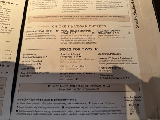 Menu photo 2 Perry's Steakhouse & Grille - Birmingham Birmingham, AL Menu photo 2 Perry's Steakhouse & Grille - Birmingham Birmingham, AL