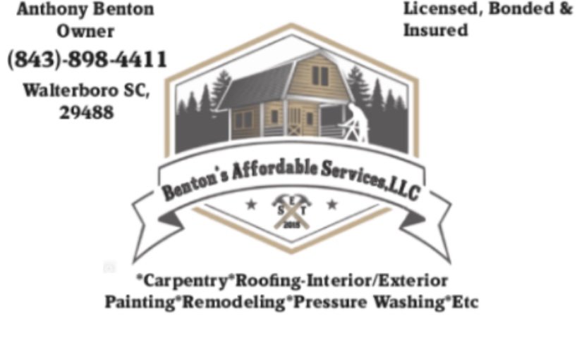 Slide of Benton’s Affordable Services