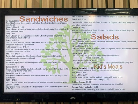 Menu photo 8 Avocado Cafe Irvine Irvine, CA