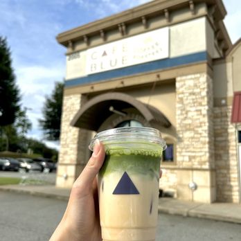 Cafe Blue - Peach Matcha Latte - Coffee Roasteries Near Me - Duluth, Georgia Cafe Blue - Peach Matcha Latte - Coffee Roasteries Near Me - Duluth, Georgia