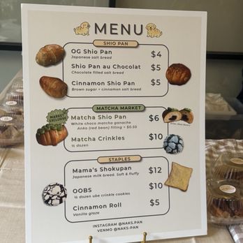 Naks Pan - Menu - Bakeries Near Me - Honolulu, Hawaii Naks Pan - Menu - Bakeries Near Me - Honolulu, Hawaii