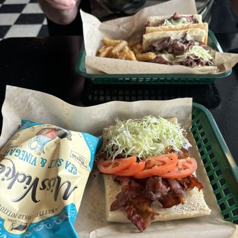Villie's Subs & More - BLT and Roast beef, with chips or fries. I like crinkle fries wish they had been crispier. - Sandwiches Near Me - Hattiesburg, Mississippi