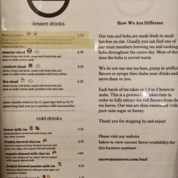 Mini Monster Cafe - Menu - Bubble Tea Near Me - Anaheim, California