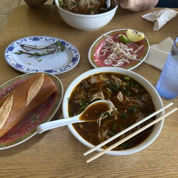 Pho Viet Restaurant - Large beef stew with a side order of french bread to dip. - Vietnamese Near Me - Modesto, California Pho Viet Restaurant - Large beef stew with a side order of french bread to dip. - Vietnamese Near Me - Modesto, California
