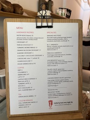 Menu photo 8 Vive La Tarte San Francisco, CA