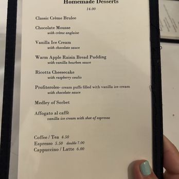 La Boite en Bois - Dessert menu (8/2025) - French Near Me - New York, New York