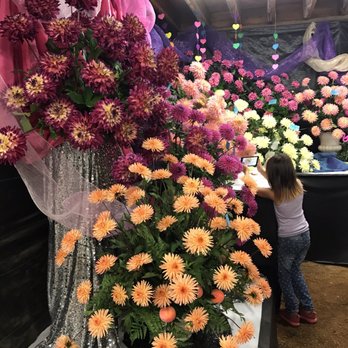 Swan Island Dahlias - They had a large indoor arrangement set up - Nurseries & Gardening Near Me - Canby, Oregon