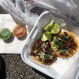Asada and pastor tacos Asada and pastor tacos