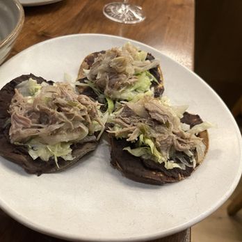 Casa Carmen - Tostadas de pato en escabeche - Mexican Near Me - New York, New York