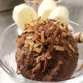 Paris 7th - Housemade Almond Joy ice cream - French Near Me - Fort Worth, Texas Paris 7th - Housemade Almond Joy ice cream - French Near Me - Fort Worth, Texas