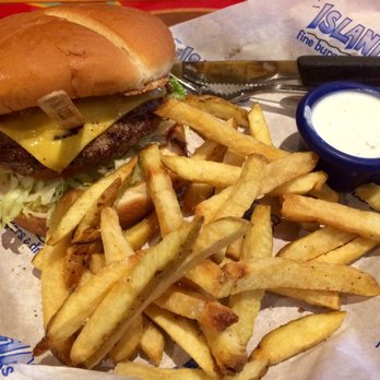 Islands Restaurant - Big wave with cheese endless fries Happy Hour Special! - Burgers Near Me - Burbank, California