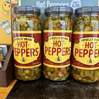 Potbelly - Hot Peppers Jar - Fast Food Near Me - Fairfax, Virginia Potbelly - Hot Peppers Jar - Fast Food Near Me - Fairfax, Virginia