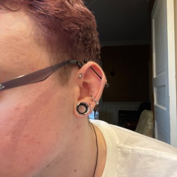 Holistic Ink - Front Helix piercing - Tattoo Near Me - Boston, Massachusetts