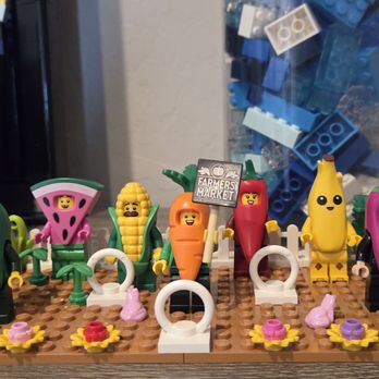 Arizona Brick - LEGO minifig garden....thanks to ABC for helping me find Carrot Man, Corn Cob and even gifted me with the Watermelon top. - Toy Stores Near Me - Chandler, Arizona Arizona Brick - LEGO minifig garden....thanks to ABC for helping me find Carrot Man, Corn Cob and even gifted me with the Watermelon top. - Toy Stores Near Me - Chandler, Arizona