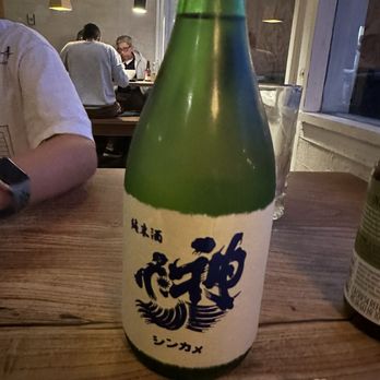 Soba Ichi - Sake bottle recommended at the bar (asked for a dry sake, taste was pleasantly good, earthy and heavy but dry!) - Noodles Near Me - Oakland, California Soba Ichi - Sake bottle recommended at the bar (asked for a dry sake, taste was pleasantly good, earthy and heavy but dry!) - Noodles Near Me - Oakland, California