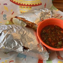 Birria burrito. It would present much better without the foil.