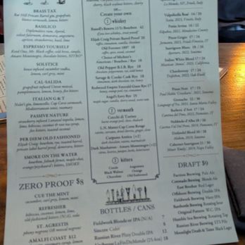 Per Diem - Transit Center - Drinks menu - New American Near Me - San Francisco, California Per Diem - Transit Center - Drinks menu - New American Near Me - San Francisco, California