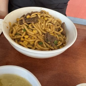 GK Mongolian BBQ - Cooked noodles customized - Mongolian Near Me - Modesto, California