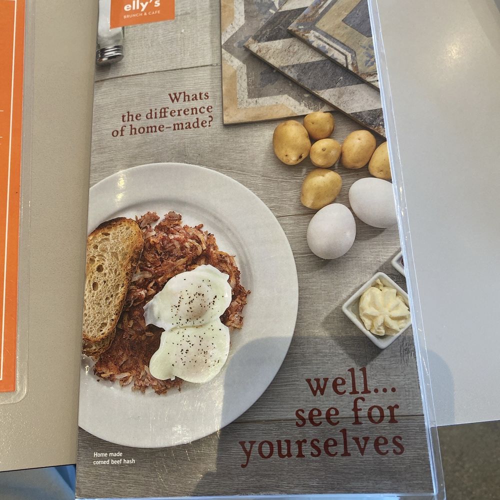 Elly's Pancake House - Cover of menu - Breakfast & Brunch Near Me - Chicago, Illinois Elly's Pancake House - Cover of menu - Breakfast & Brunch Near Me - Chicago, Illinois