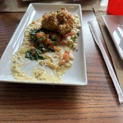 Acorn Pub & Eatery - Crab cakes - partially eaten lol