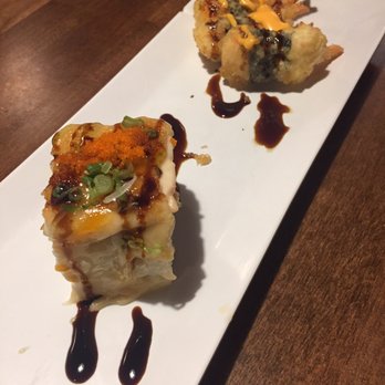 Sushi Asahi - Volcano Cut Roll and Shrimp Boat Special Roll (AYCE) - Sushi Bars Near Me - Riverside, California