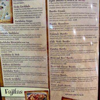 Hacienda Real - Menu - New Mexican Cuisine Near Me - Omaha, Nebraska