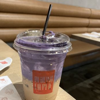 Di An Pho - Vietnamese coffee with ube foam - Noodles Near Me - Houston, Texas