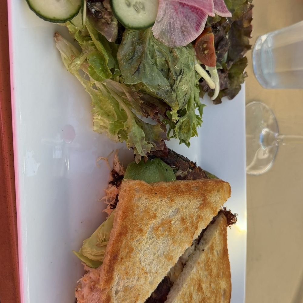 Flow Restaurant and Lounge - Crab melt with side salad - a bit sweeter than I'd prefer but overall still delish! - Lounges Near Me - Mendocino, California Flow Restaurant and Lounge - Crab melt with side salad - a bit sweeter than I'd prefer but overall still delish! - Lounges Near Me - Mendocino, California