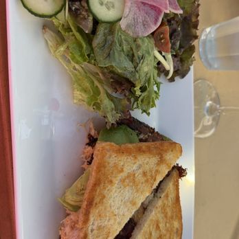 Flow Restaurant and Lounge - Crab melt with side salad - a bit sweeter than I'd prefer but overall still delish! - Lounges Near Me - Mendocino, California Flow Restaurant and Lounge - Crab melt with side salad - a bit sweeter than I'd prefer but overall still delish! - Lounges Near Me - Mendocino, California