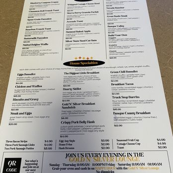 Gold 'N Silver Inn - Menu: 7/05/26 - American Near Me - Reno, Nevada Gold 'N Silver Inn - Menu: 7/05/26 - American Near Me - Reno, Nevada