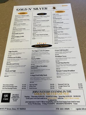 Menu photo 3 Gold 'N Silver Inn Reno, NV Menu photo 3 Gold 'N Silver Inn Reno, NV