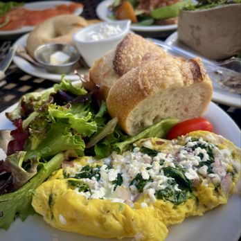 Urth Caffé-Pasadena - The Spinach & Feta Omelet - Cafes Near Me - Pasadena, California