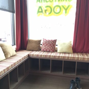 Comfortable Bench Seating Cubbies Below For Shoes And Such Yelp