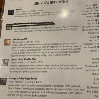 Sinistral Brewing - Breweries Near Me - Manassas, Virginia