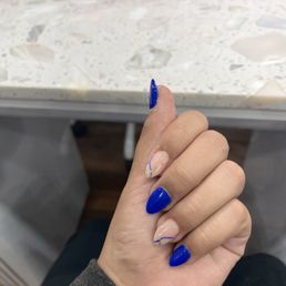 My nails, used reference photo and they were able to provide exactly what was in the photo! My nails, used reference photo and they were able to provide exactly what was in the photo!